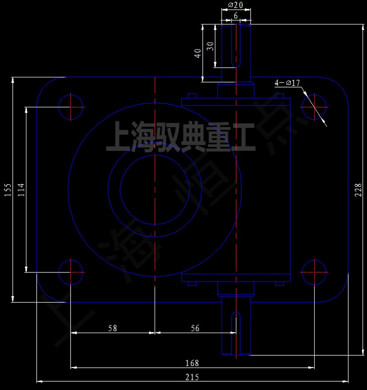 5噸絲桿升降機外型尺寸
